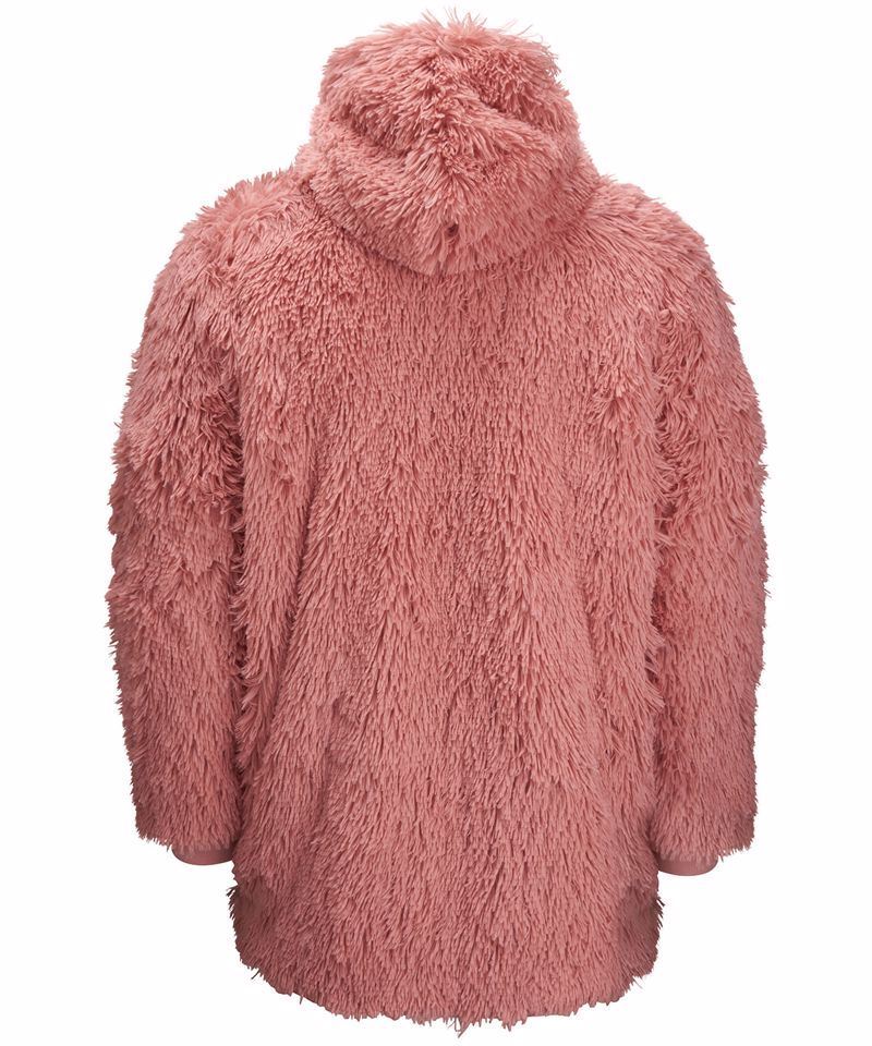 Urban Crux Oversized Cosy Reversible Shaggy Sherpa Hoodie